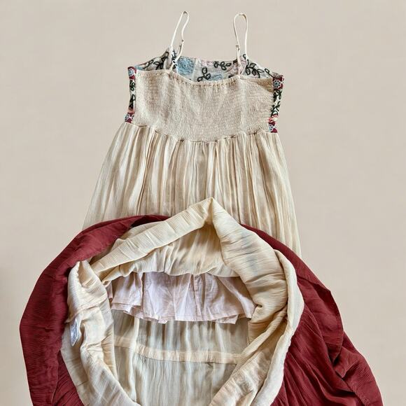 Elegant Floral Embroidered Maxi Dress - Picture 7 of 10